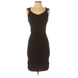 Cache Black Knit Bodycon Bandage Short Casual Dress XS